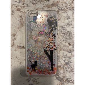 Transparent Glittery iPhone 6 Plus Case